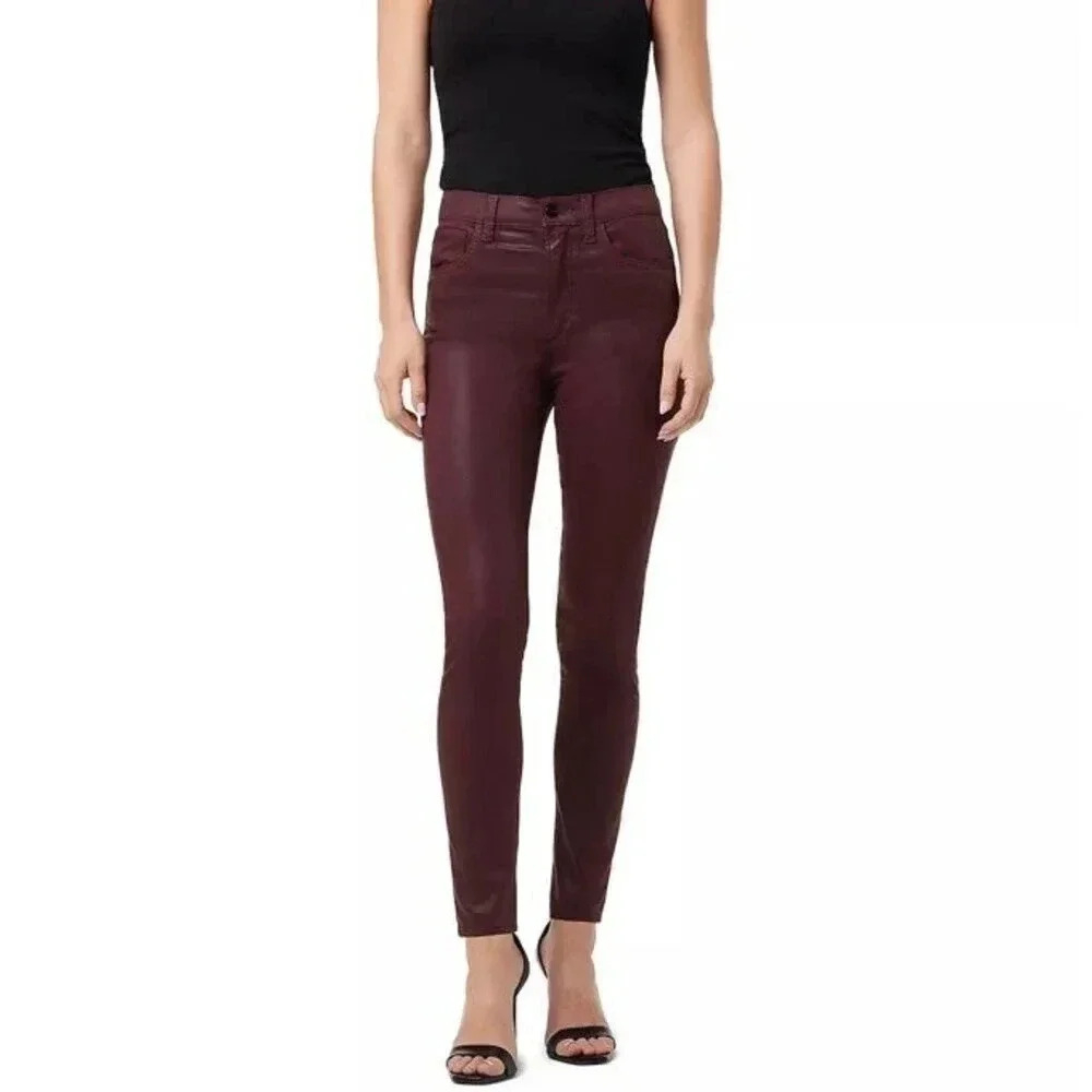 Joe’s Jeans Vineyard Coated The Charlie High Rise Skinny Ankle Pants 25